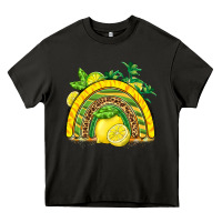 Asphalt lemon  rainbow Heavy Core Tee - BarkalooDesign