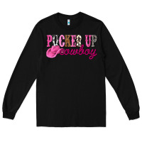 Black pucker up cowboy Long Sleeve Tee - NancyCooperArtShop