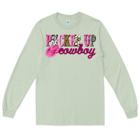 Matcha pucker up cowboy Long Sleeve Tee - NancyCooperArtShop