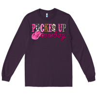 Plum pucker up cowboy Long Sleeve Tee - NancyCooperArtShop