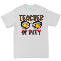 Dove Grey teacher of duty Premium Tee - CowhideDigitalArt