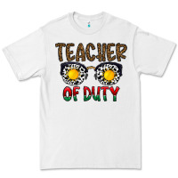 White teacher of duty Premium Tee - CowhideDigitalArt