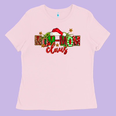 Christmas Mom Mom Claus Ladies Tee Designed By Fadigitalartstudio