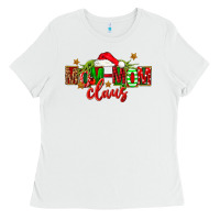 White christmas mom mom claus Ladies Tee - FaDigitalArtStudio