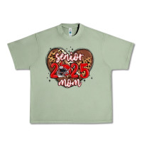 Oil Green senior 2025 mom football Urban Heavy Tee - MaliasSmallBusiness
