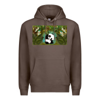 Coffee cute panda Premium Hoodie - TumblerDesignByShophia