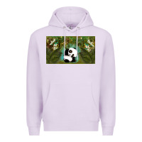 Lilac cute panda Premium Hoodie - TumblerDesignByShophia