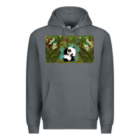 Rock cute panda Premium Hoodie - TumblerDesignByShophia