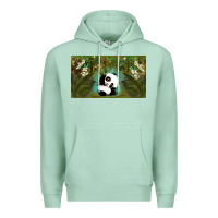 Seafoam cute panda Premium Hoodie - TumblerDesignByShophia