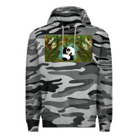 Slate Camo cute panda Premium Hoodie - TumblerDesignByShophia