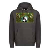 Smoke cute panda Premium Hoodie - TumblerDesignByShophia