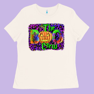The Boo Crew Ladies Tee Designed By Jahusdesignshop