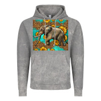 Cloud Rock western sunflowers elephant Vintage Hoodie - LillyAllenDesigns