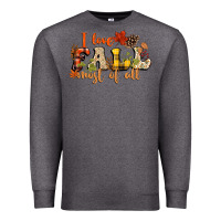 Charcoal Heather I love Fall most of Fall Premium Sweatshirt - NancyCooperArtShop
