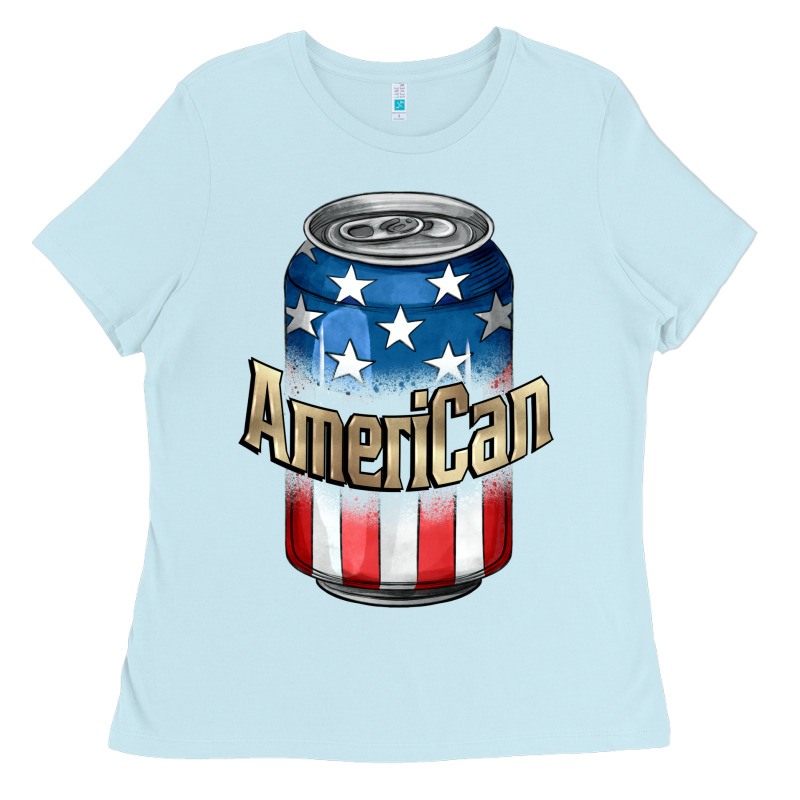 American 4th Of July Ladies Tee by CowGirlArtShop | Teevron