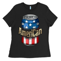 Black American 4th of July Ladies Tee - CowGirlArtShop