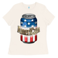Bone American 4th of July Ladies Tee - CowGirlArtShop