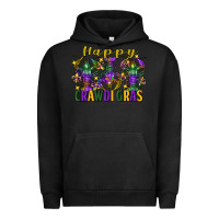 Pigment Black Happy crawdi Gras Mardi Gras crawfish Urban Hoodie - FaDigitalArtStudio