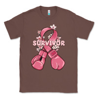 Chestnut survivor breast cancer with boxing gloves Classic Tee - MaliasSmallBusiness
