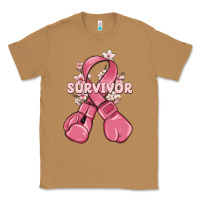 Toasted Coconut survivor breast cancer with boxing gloves Classic Tee - MaliasSmallBusiness