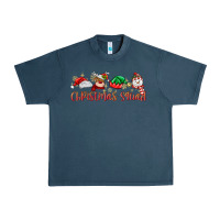 Midnight Navy christmas squad Urban Heavy Tee - MaliasSmallBusiness