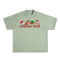 Oil Green christmas squad Urban Heavy Tee - MaliasSmallBusiness