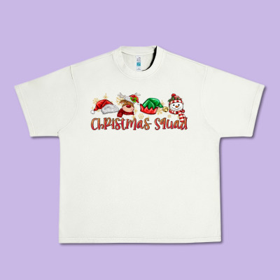 Christmas Squad Urban Heavy Tee Designed By Maliassmallbusiness