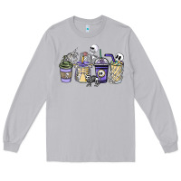 Moon Dust skeleton coffee cups Long Sleeve Tee - NancyCooperArtShop