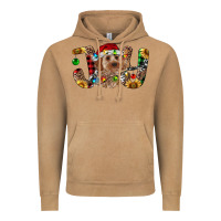Vintage Camel Cockapoo Christmas Joy Vintage Hoodie - RanaPortraitStore