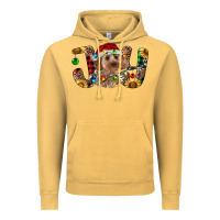 Vintage Mustard Cockapoo Christmas Joy Vintage Hoodie - RanaPortraitStore