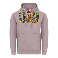 Vintage Zinc Cockapoo Christmas Joy Vintage Hoodie - RanaPortraitStore