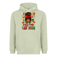 Matcha santas favorite cat mom Heavyweight Hoodie - texasbilliewilder