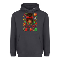 Smoke santas favorite cat mom Heavyweight Hoodie - texasbilliewilder