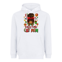 White santas favorite cat mom Heavyweight Hoodie - texasbilliewilder