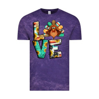 Cloud Purple love thanksgiving Vintage Tee - Jasminsmagicworld