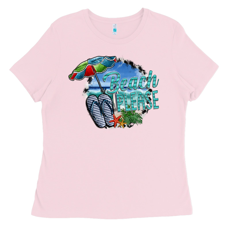Beach Please Ladies Tee by SublimationCraftShop | Teevron