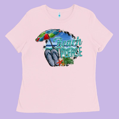 Beach Please Ladies Tee Designed By Sublimationcraftshop