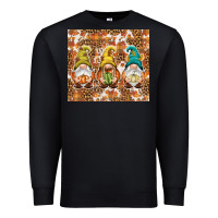 Black Fall gnomes Premium Sweatshirt - NancyCooperArtShop