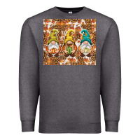 Charcoal Heather Fall gnomes Premium Sweatshirt - NancyCooperArtShop