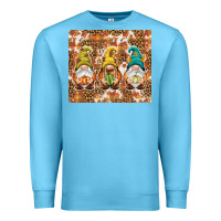 Ocean Blue Fall gnomes Premium Sweatshirt - NancyCooperArtShop