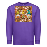 Purple Fall gnomes Premium Sweatshirt - NancyCooperArtShop