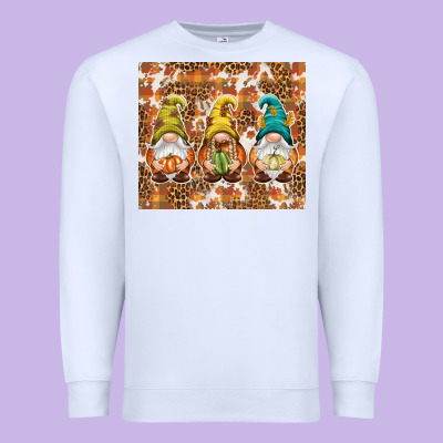 Fall Gnomes Premium Sweatshirt Designed By Nancycooperartshop