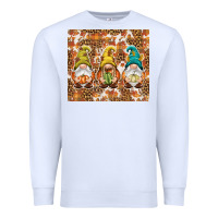White Fall gnomes Premium Sweatshirt - NancyCooperArtShop