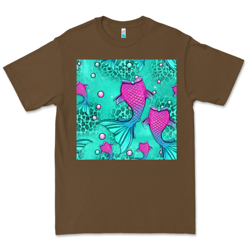 Mermaid Tail Seamless Pattern Premium Tee by HRA Design Shop | Teevron