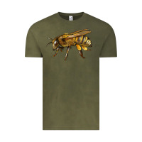 Vintage Olive Bee Side Vintage Tee - LillyAllenDesigns