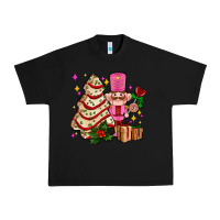 Black christmas tree cake and nutcracker with gifts ado Urban Heavy Tee - AdoDesignShop