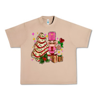 Burro christmas tree cake and nutcracker with gifts ado Urban Heavy Tee - AdoDesignShop