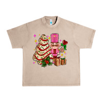 French Oak christmas tree cake and nutcracker with gifts ado Urban Heavy Tee - AdoDesignShop