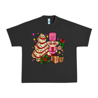 Pigment Black christmas tree cake and nutcracker with gifts ado Urban Heavy Tee - AdoDesignShop