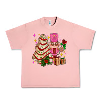 Salmon christmas tree cake and nutcracker with gifts ado Urban Heavy Tee - AdoDesignShop